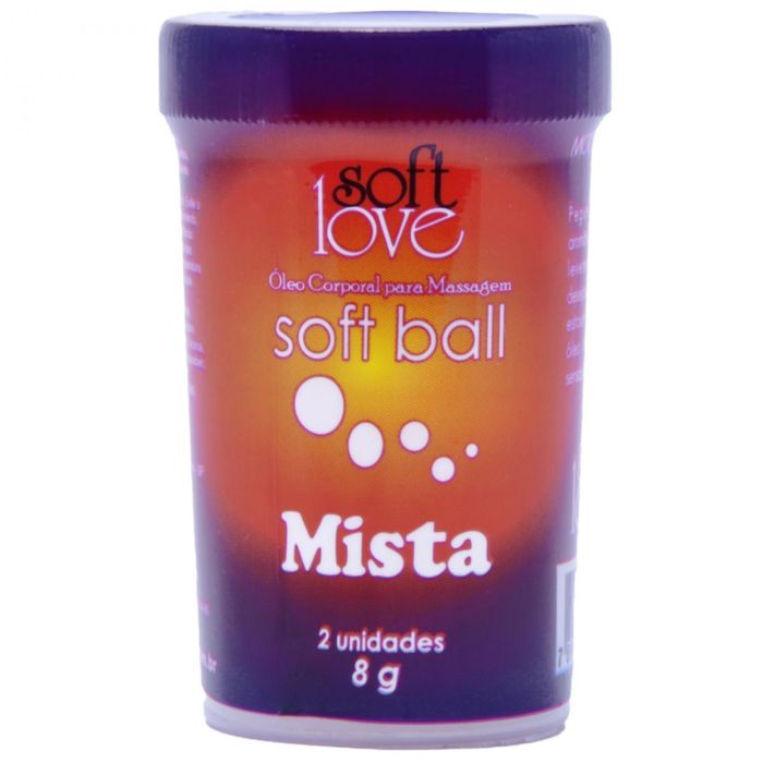 Soft Ball Mista Bolinha 2 Unidades Soft Love