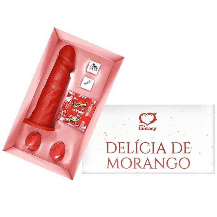 Kit Delicia De Morango Sexy Fantasy