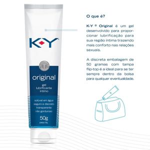 K y Original Gel Lubrificante íntimo 50g Ky