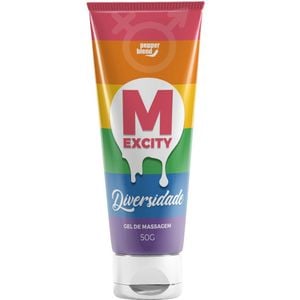 M Excity Diversidade Gel Lubrificante Beijável Pepper Blend