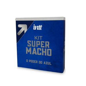 Kit Super Macho O Poder Do Azul 1 Super Macho 30 Cápsulas E 1 Super Macho Gel 17 Ml Intt
