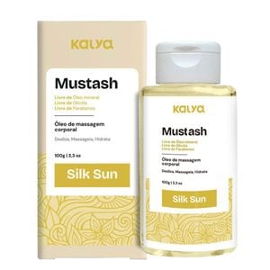 Mustash Silk Sun óleo Para Massagem Corporal Efeito Hot 100g Kalya