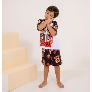 Pijama Masculino Infantil Mickey Amável Moda Intima