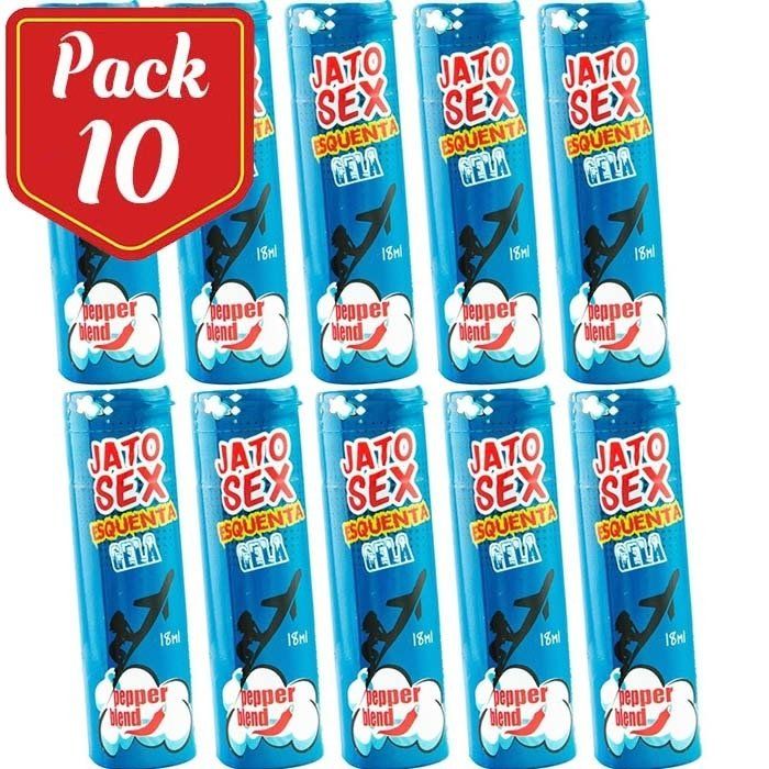 PACK EXCITANTE JATO SEX ESQUENTA E GELA 18ML PEPPER BLEND ESSENCIAL