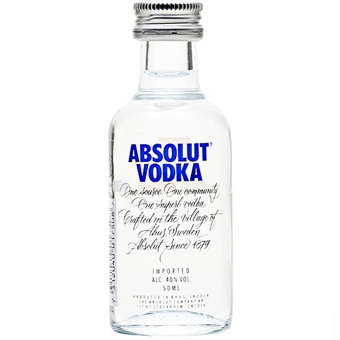 Vodka Absolut 50 ml Vodka Absolut 50 ml