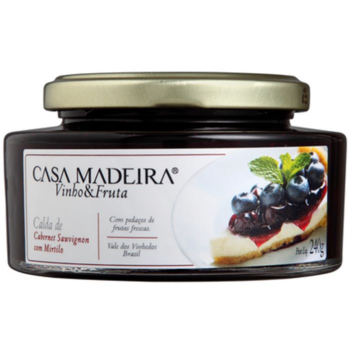Calda Casa MAdeira Cabernet Sauvignon Com Mirtillo 240gr Calda Casa MAdeira Cabernet Sauvignon Com Mirtillo 240gr