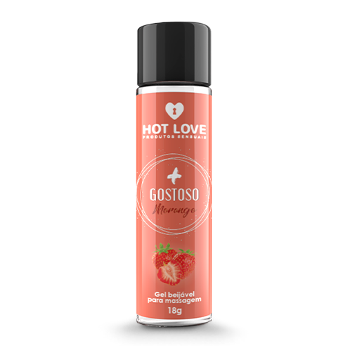 + GOSTOSO GEL BEIJÁVEL 18G SABOR MORANGO - HOT LOVE + GOSTOSO GEL BEIJÁVEL 18G SABOR MORANGO - HOT LOVE