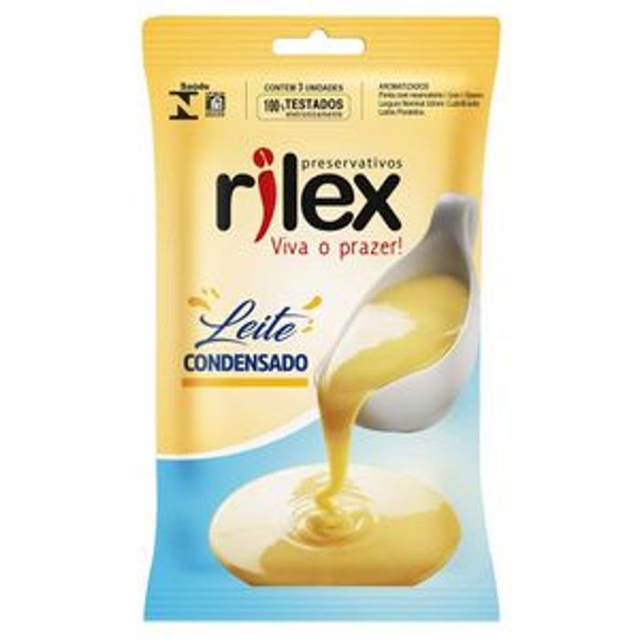 PRESERVATIVO LEITE CONDENSADO C/03UN - RILEX PRESERVATIVO LEITE CONDENSADO C/03UN - RILEX