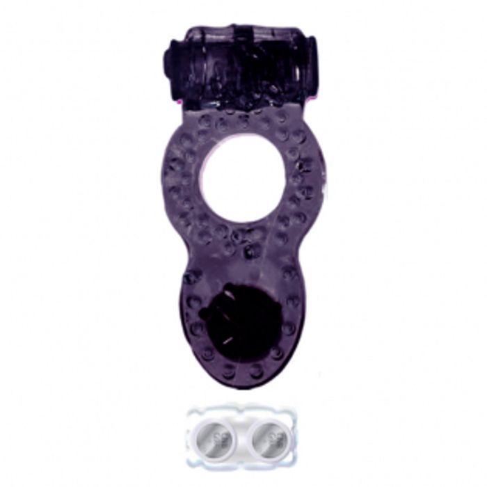 ANEL DUPLO COM VIBRO PRETO - IMPORTADO ANEL DUPLO COM VIBRO PRETO - IMPORTADO