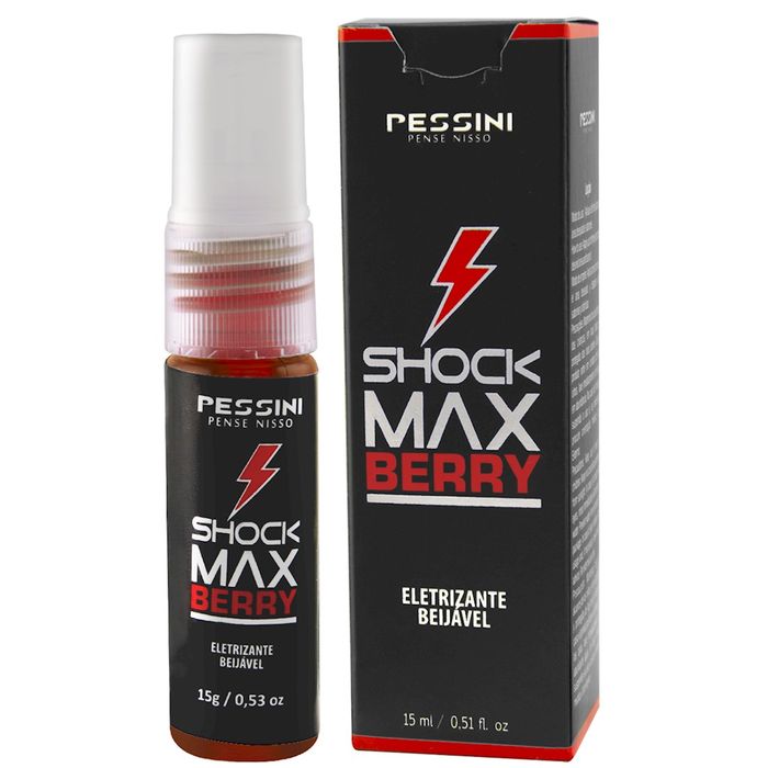 SHOCK MAX BERRY LOCAO BEIJAVEL 15ML - PESSINI SHOCK MAX BERRY LOCAO BEIJAVEL 15ML - PESSINI