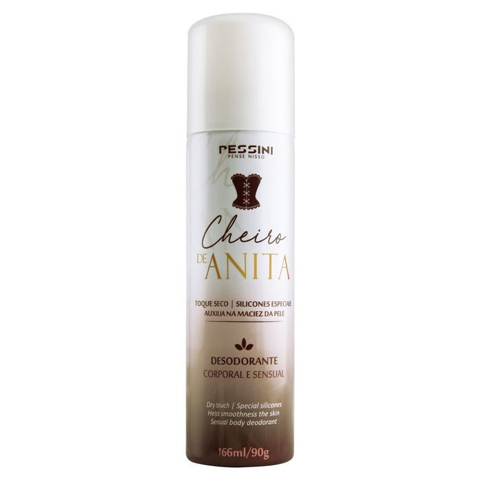 DESODORANTE JATO SECO CHEIRO DE ANITA 166ML - PESSINI DESODORANTE JATO SECO CHEIRO DE ANITA 166ML - PESSINI