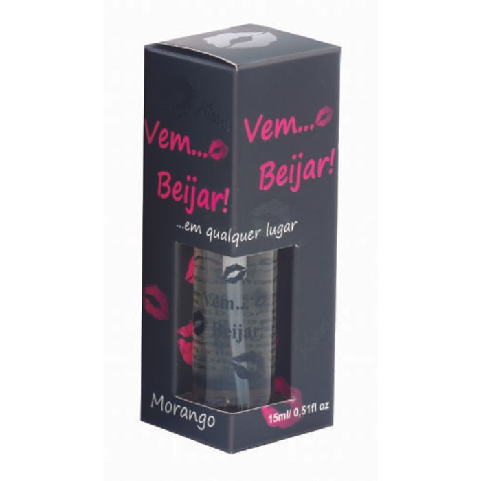 VEM BEIJAR AROMATIZANTE BUCAL MORANGO 15ML - PESSINI VEM BEIJAR AROMATIZANTE BUCAL MORANGO 15ML - PESSINI