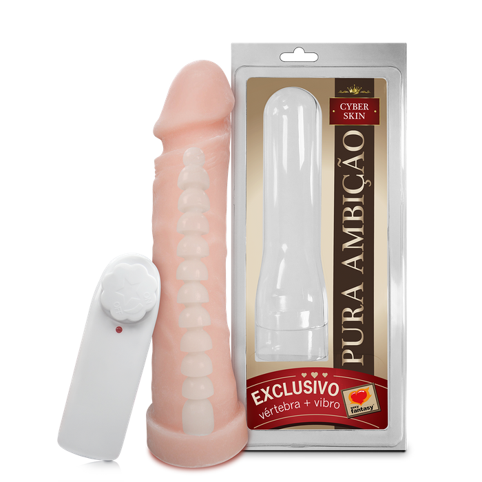 PENIS CYBER C/VIBRO E VERTEBRA 18,0 X 4,5 CM - SEXY FANTASY PENIS CYBER C/VIBRO E VERTEBRA 18,0 X 4,5 CM - SEXY FANTASY