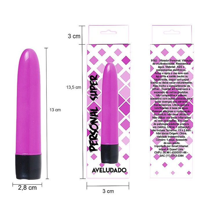 VIBRADOR PERSONAL AVELUDADO 13CM PINK - IMPORTADO VIBRADOR PERSONAL AVELUDADO 13CM PINK - IMPORTADO