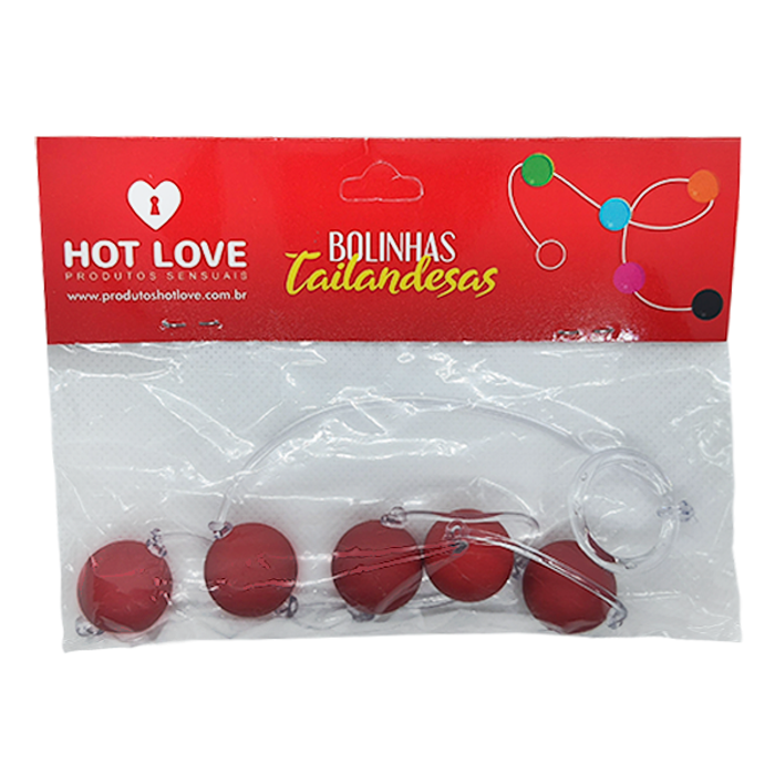 BOLINHAS TAILANDESAS EMBORRACHADA MEDIA 1,8MM - HOT LOVE BOLINHAS TAILANDESAS EMBORRACHADA MEDIA 1,8MM - HOT LOVE