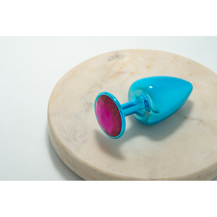 PLUG M AZUL COM PEDRA - HARD PLUG M AZUL COM PEDRA - HARD