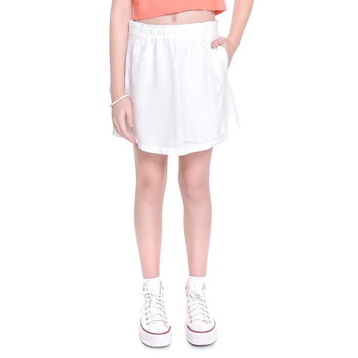 Short Saia Kids Amofany Viscose Bicolor Short Saia Kids Amofany Viscose Bicolor