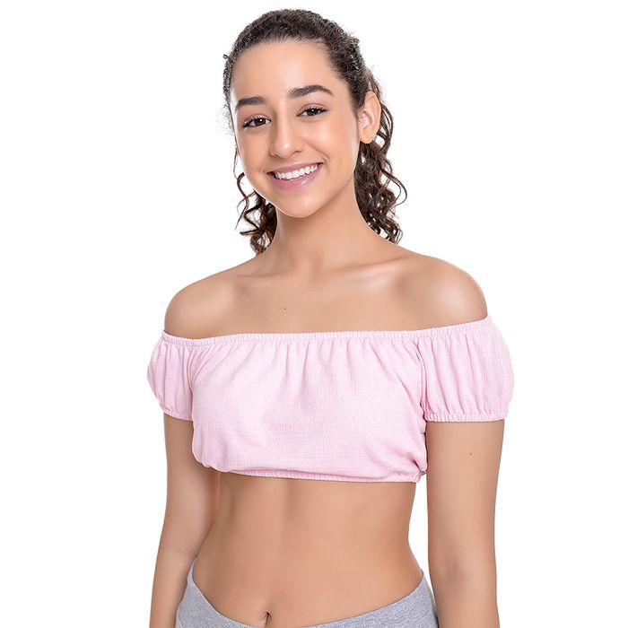 Cropped Teen Amofany Ombro á Ombro Cropped Teen Amofany Ombro á Ombro