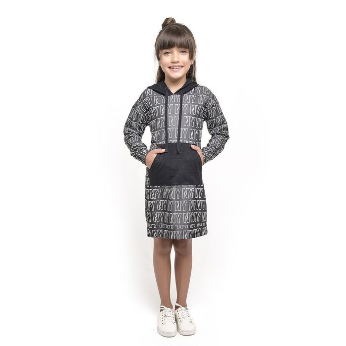 Vestido Kids Moleton Com Capuz Vestido Kids Moleton Com Capuz