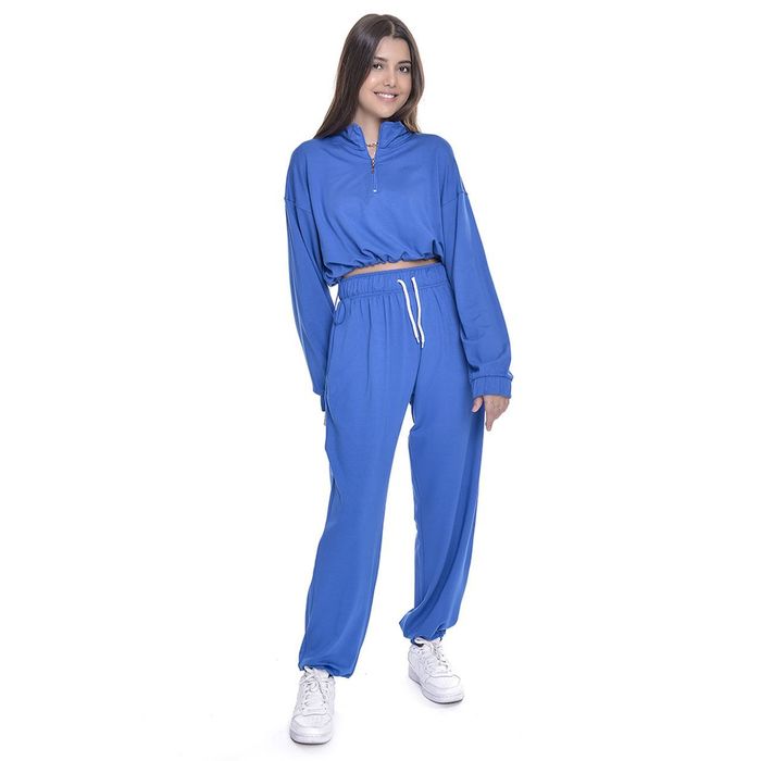 Calça Oversized Teen Amofany Em Moletinho Calça Oversized Teen Amofany Em Moletinho