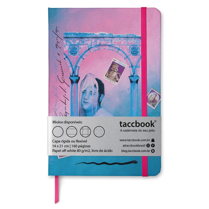 Caderno taccbook® Portal Livre de Djary Cintra 14x21 Cm