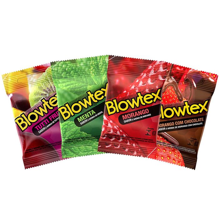 Preservativo Com Sabor E Aroma Blowtex