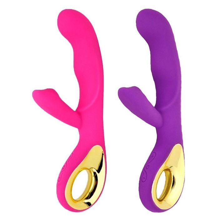 Vibrador Duplo Com Estimulador Clitoris 10 Modos De Vibração Vibe Toys
