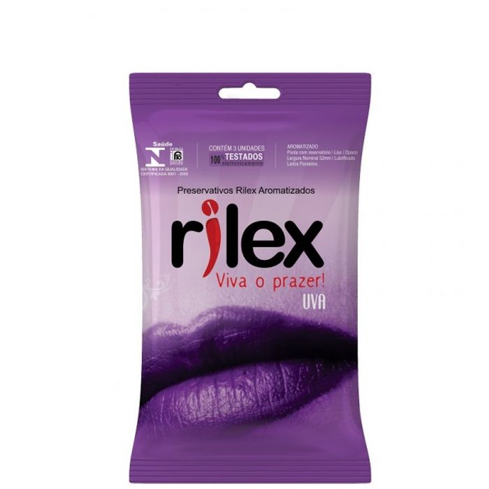 Preservativo Aromatizado De Uva Rilex