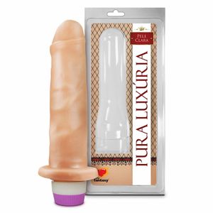 Penis Realistico Com Vibro 17,4 X 4,1cm  Sexy Fantasy