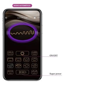 Vibrador Cápsula Wireless Doreen 12 Modos De Vibrações Com App Pretty Love