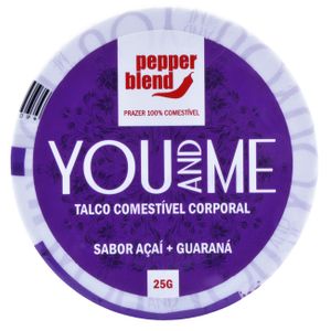 You And Me Talco Comestivel 25g Pepper Blend