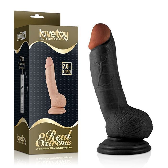 Protese Real Extreme 7.0 Balck Lovetoy