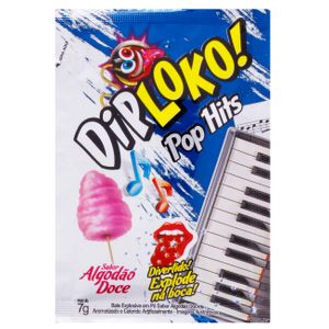 Dip Loko Pop Hits Bala Oral Explosiva 7g