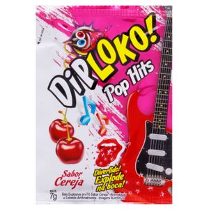 Dip Loko Pop Hits Bala Oral Explosiva 7g