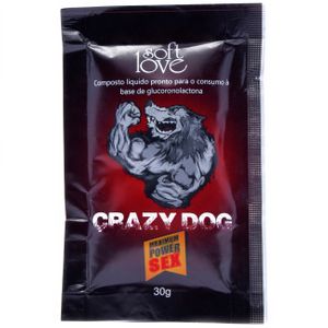 Crazy Dog Energético Masculino Em Gel Soft Love 