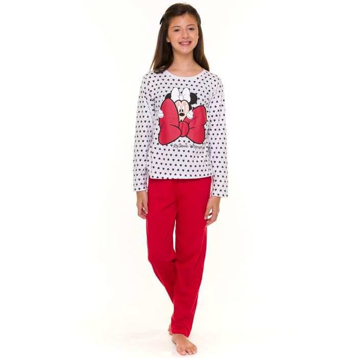 Pijama Juvenil Feminino Disney Minie Ivanilde Confecções 