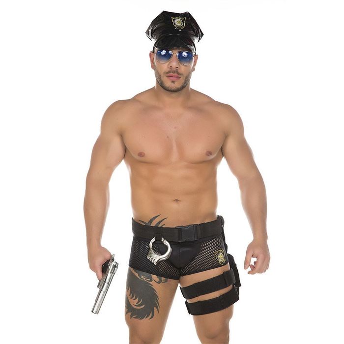Fantasia Policial Masculina Pimenta Sexy