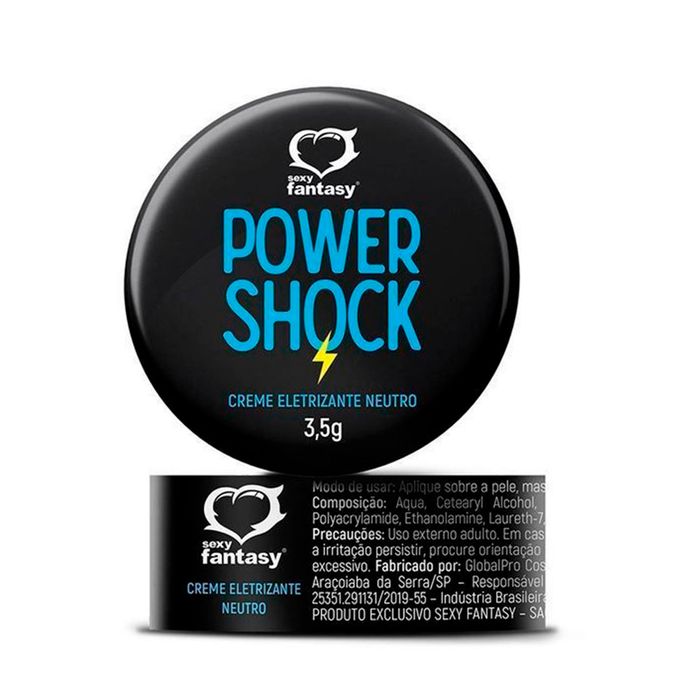 Power Shock Creme Eletrizante 7,5g Sexy Fantasy