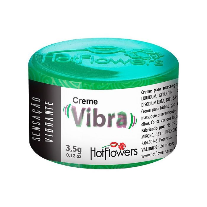 Vibra Creme Excitante 3,5g Hot Flowers