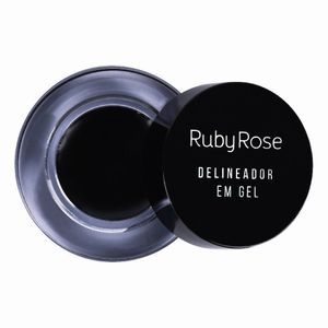 Delineador Em Gel Black 3,3g Ruby Rose