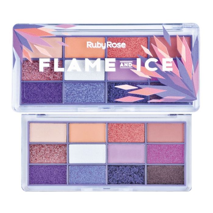 Paleta Flame And Ice De Sombras Ruby Rose