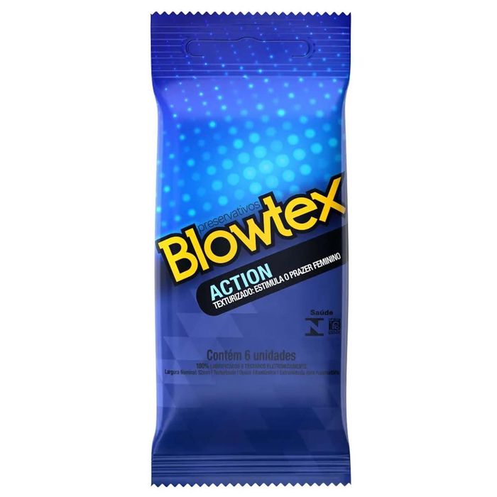 Preservativo Action 6 Unidades Blowtex