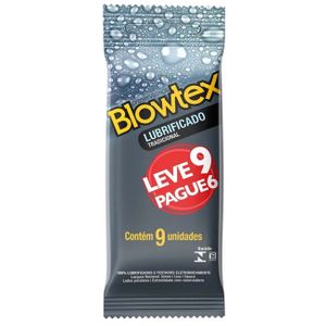 Preservativo Lubrificado Leve 9 Pague 6 Blowtex
