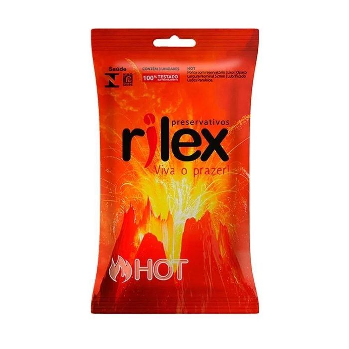 Preservativo Hot 3 Unidades Rilex