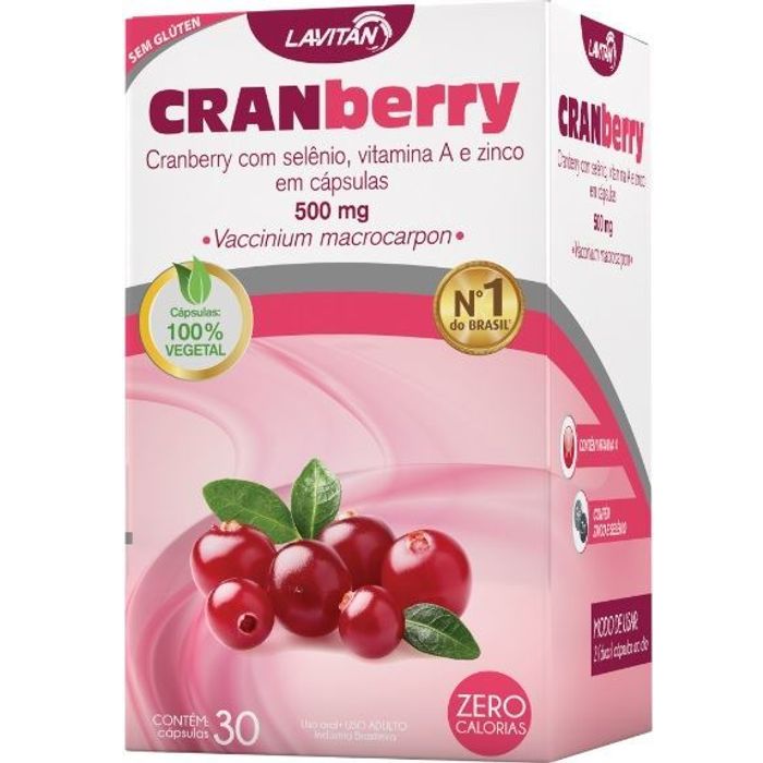 Lavitan Cranberry Antioxidante 30 Cápsulas Cimed