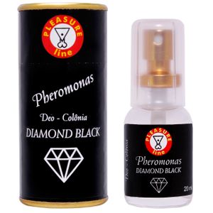Diamond Black Colonia Masculina 20ml Pleasure Line 