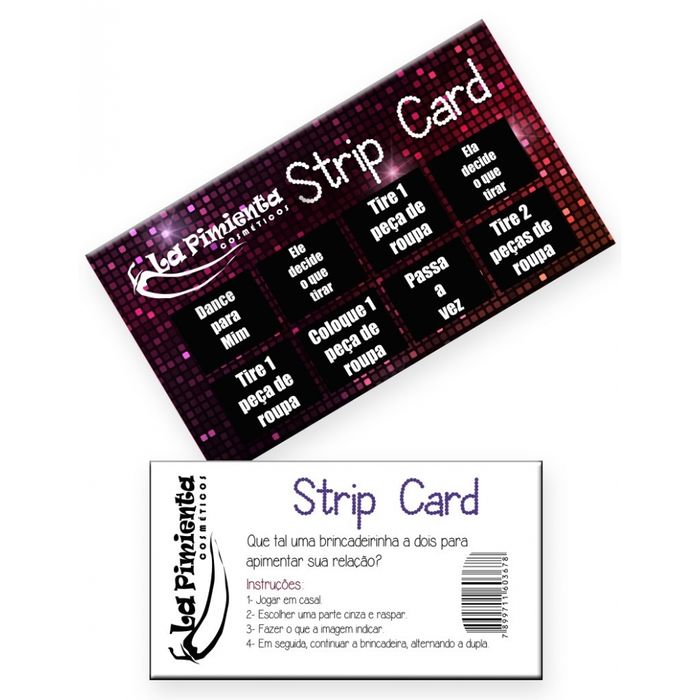 Raspadinha Strip Card 5 Unidades La Pimienta
