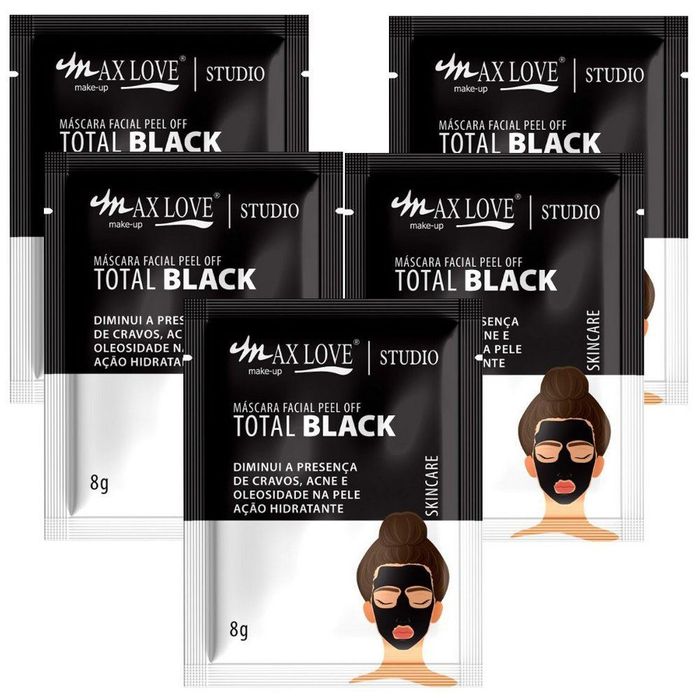 Total Black Máscara Facial Removedora De Cravos 8g Max Love