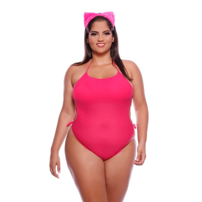 Fantasia Body Gatinha Ii Plus Size Mil Toques
