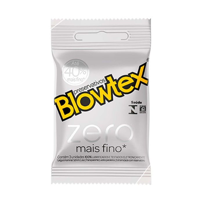 Preservativo Zero Mais Fino Blowtex  